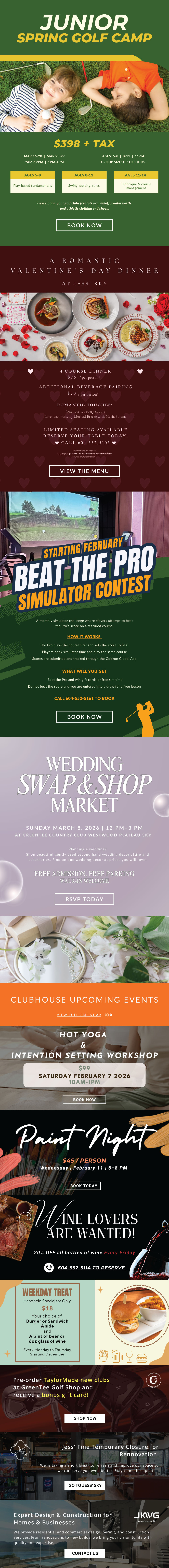 Junior Spring Golf Camp